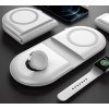 Three in one foldable wireless charger - White_0